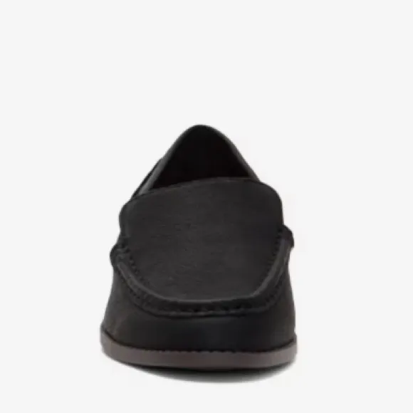 LUCKY BRAND 🖤 LP-EDRICA Black Leather Loafer Women’s 8.5 M Slip On Shoes