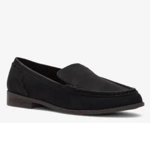 LUCKY BRAND 🖤 LP-EDRICA Black Leather Loafer Women’s 8.5 M Slip On Shoes