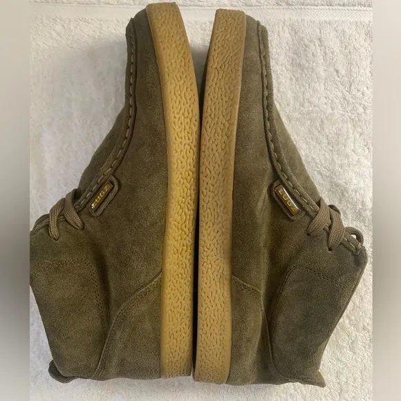 Lugz NY Lug Co. Men’s Suede Chukka Boots in Khaki Green Size 9.5