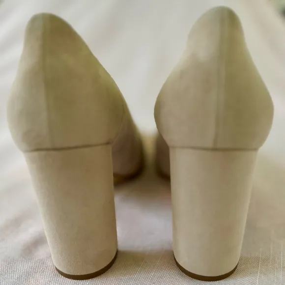 M. Gemi The Lustro 90mm Suede Block Heels Size 41