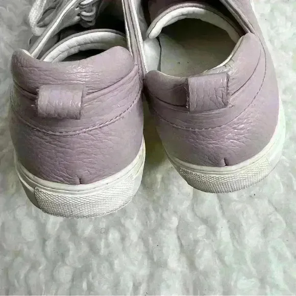 M. Gemi The Palestra  Purple Leather Lace Up Sneakers Shoes
