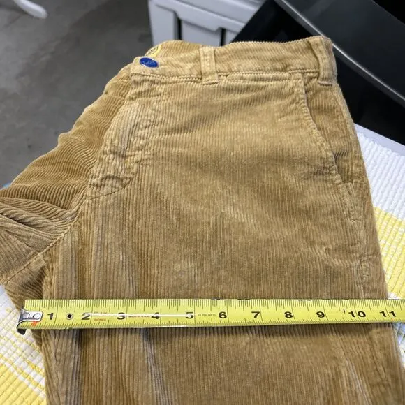 M/5 M5 Meyer Navy Brown Corduroy Pants Chino Fit 34 X 33