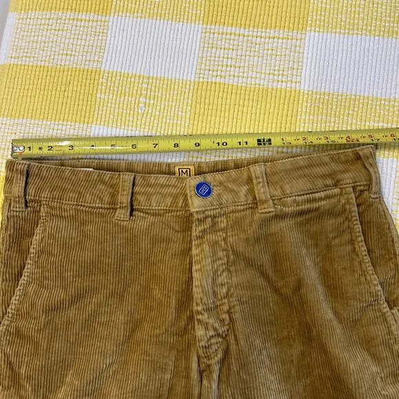 M/5 M5 Meyer Navy Brown Corduroy Pants Chino Fit 34 X 33