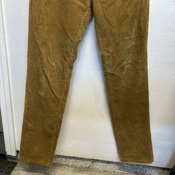 M/5 M5 Meyer Navy Brown Corduroy Pants Chino Fit 34 X 33