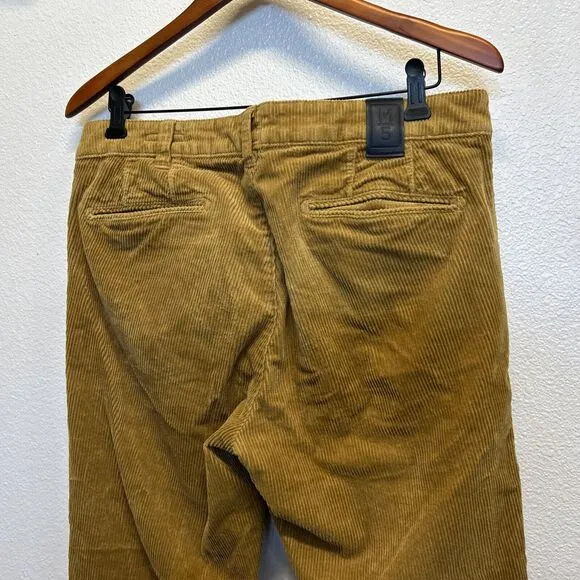 M/5 M5 Meyer Navy Brown Corduroy Pants Chino Fit 34 X 33