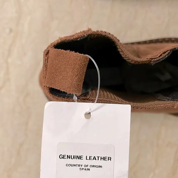 Made in Portugal CRUZA TENDENCIA Suede Leather Boots Women Size 38.