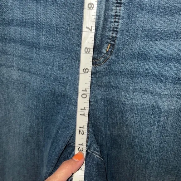 Madewell Blue Ankle Cropped Jeans 10&quot; High Rise Skinny Size 22W