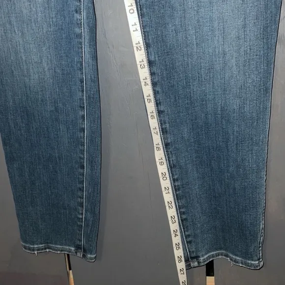 Madewell Blue Ankle Cropped Jeans 10&quot; High Rise Skinny Size 22W