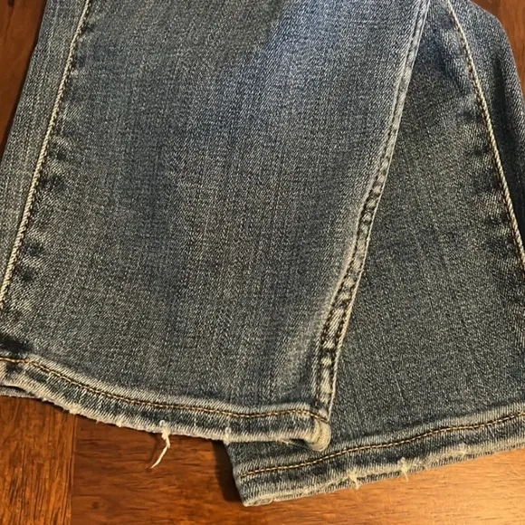 Madewell Blue Ankle Cropped Jeans 10&quot; High Rise Skinny Size 22W