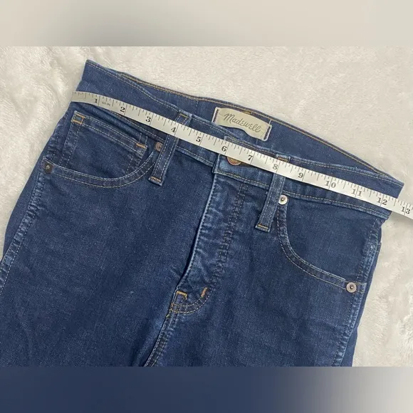 Madewell Blue Cropped Ankle Jeans High-Waisted