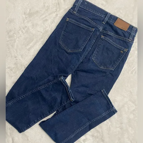 Madewell Blue Cropped Ankle Jeans High-Waisted