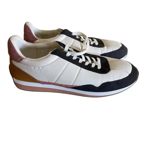 Madewell League Sneakers in Washed Nubuck and Suede