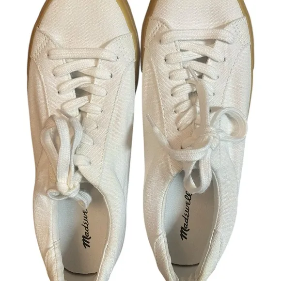 Madewell Men’s Sidewalk Low-Top Sneakers in Canvas Size 7.5 Casual Spring