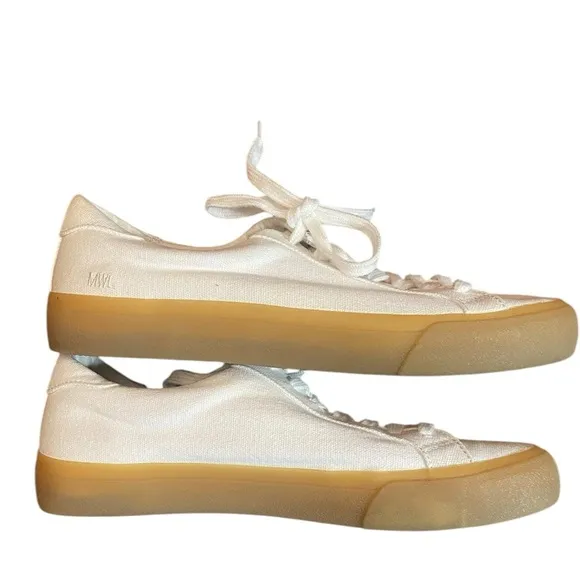 Madewell Men’s Sidewalk Low-Top Sneakers in Canvas Size 7.5 Casual Spring
