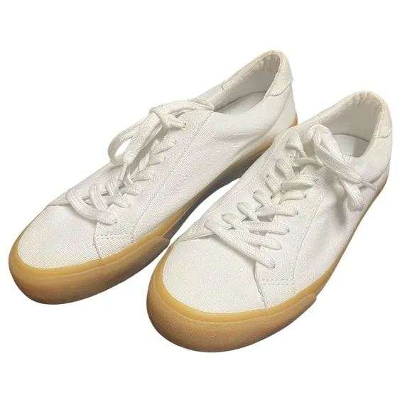 Madewell Men’s Sidewalk Low-Top Sneakers in Canvas Size 7.5 Casual Spring