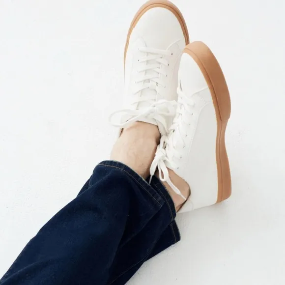 Madewell Men’s Sidewalk Low-Top Sneakers in Canvas Size 7.5 Casual Spring