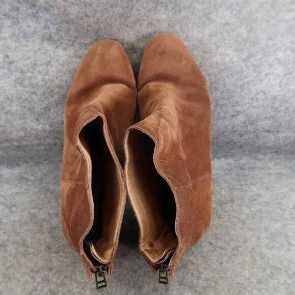 Madewell Shoes Womens 11 Bootie Leather Block Heel Pauline Fashion Boho Boot Zip