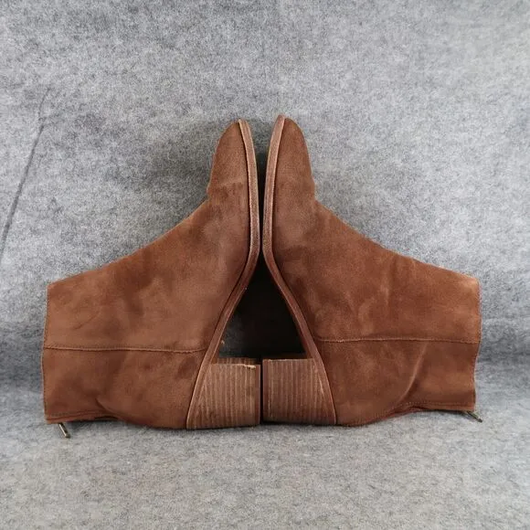 Madewell Shoes Womens 11 Bootie Leather Block Heel Pauline Fashion Boho Boot Zip