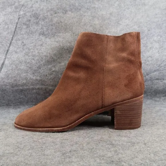 Madewell Shoes Womens 11 Bootie Leather Block Heel Pauline Fashion Boho Boot Zip