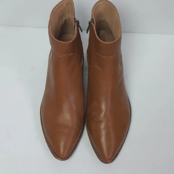 Madewell The Charley Boot in Leather Color Brown English Size 11