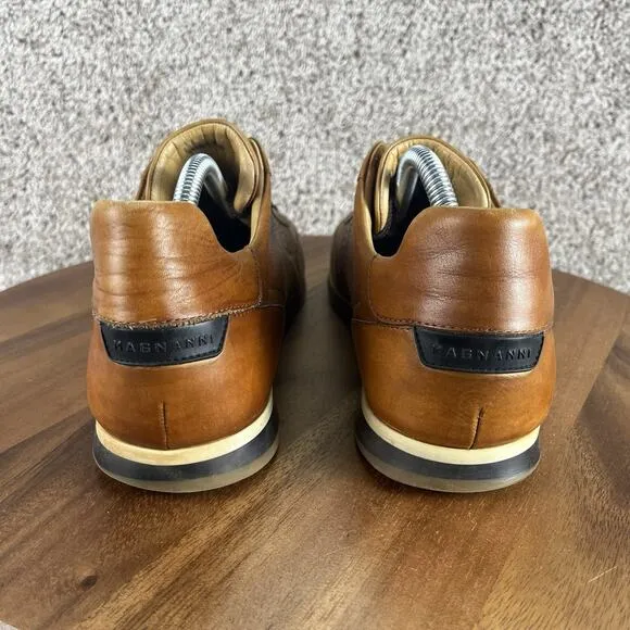 Magnanni Pueblo Casual Sneaker Shoe Mens 10 M 14804 Brown Leather Spain Designer
