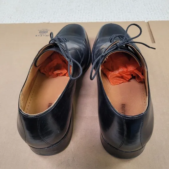 Magnanni Shoes Mens 12M Black Leather Lorca Lace Up Casual Dress Up Oxford