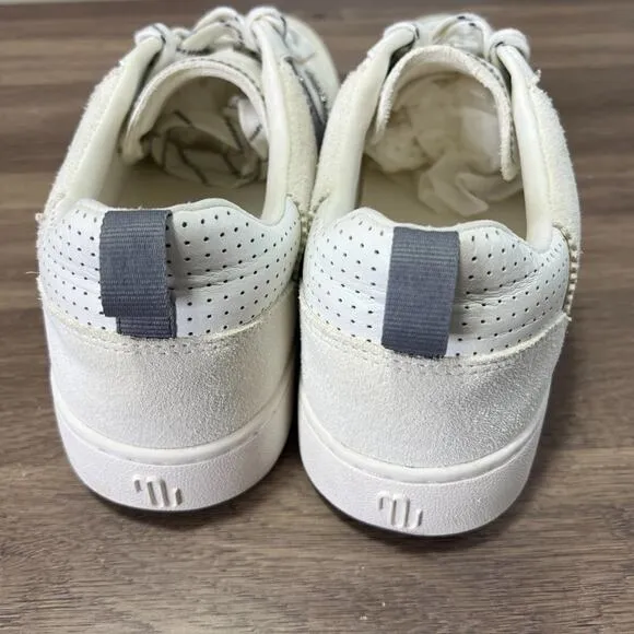 Maje white sneakers  leather and suede Sz 40