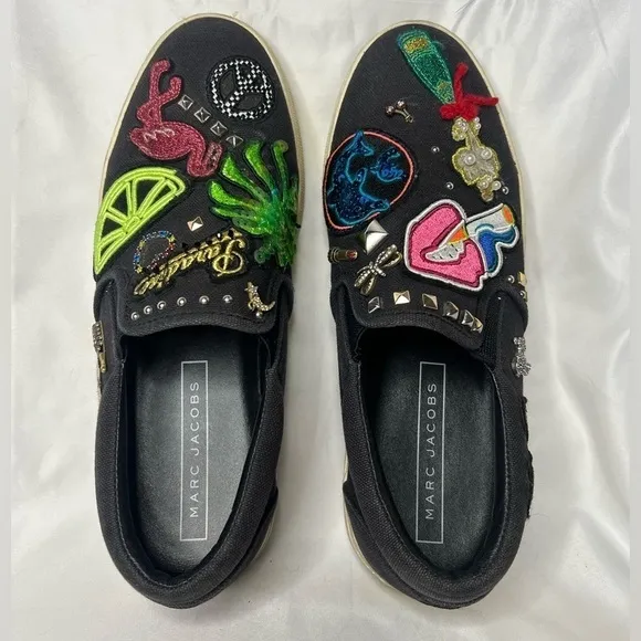 Marc Jacobs Mercer Slip On In Negro Black