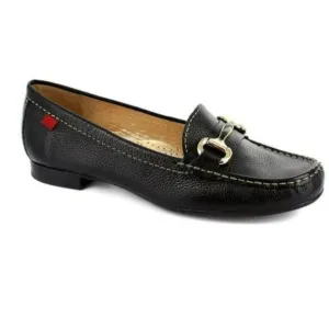 Marc Joseph Designer Black Pebbled Real Leather Horsebit Oxford Loafers Shoes 7
