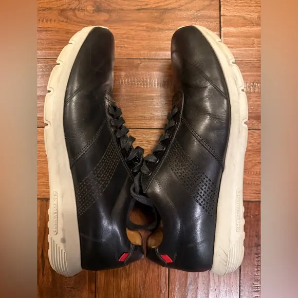 Marc Joseph New York Chelsea EXL011 Black Men 9.5 Leather Sneakers Shoes Brazil‎