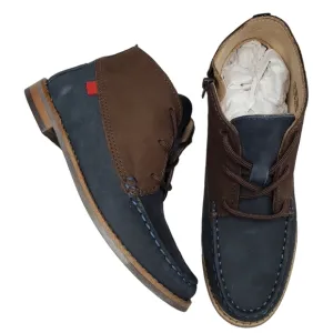 Marc Joseph | NIB Lincoln Bootie Navy Nubuck Leather Lace Up Boots Boy's 13.5