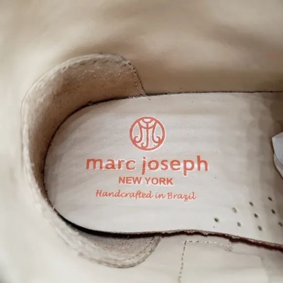 Marc Joseph | NIB Lincoln Bootie Navy Nubuck Leather Lace Up Boots Boy's 13.5