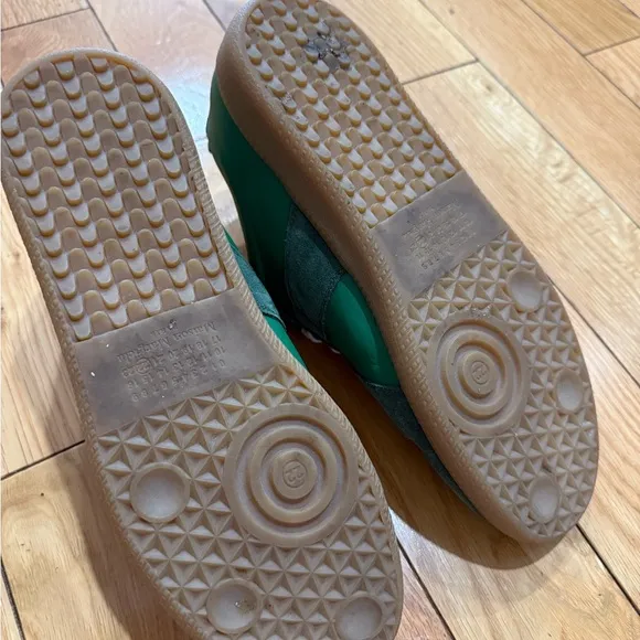 Margiela Green Suede and Leather Men's Sneakers