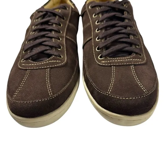 MARTIN DINGMAN COUNTRYWEAR AUSTIN BROWN SUEDE LOW SNEAKERS SIZE 10.5