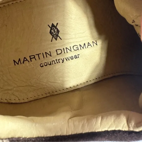 MARTIN DINGMAN COUNTRYWEAR AUSTIN BROWN SUEDE LOW SNEAKERS SIZE 10.5