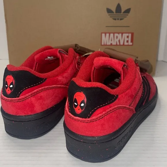 Marvel x Adidas Rivalry Low Deadpool &amp; Wolverine “Deadpool” (JR2480) Size: 5