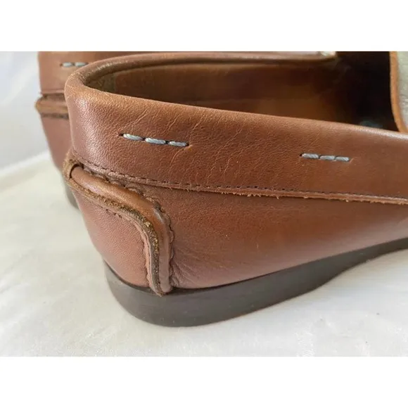 Massimo Dutti brown leather shoes 42