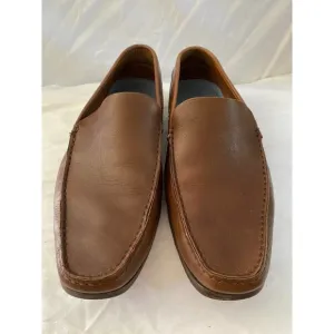 Massimo Dutti brown leather shoes 42