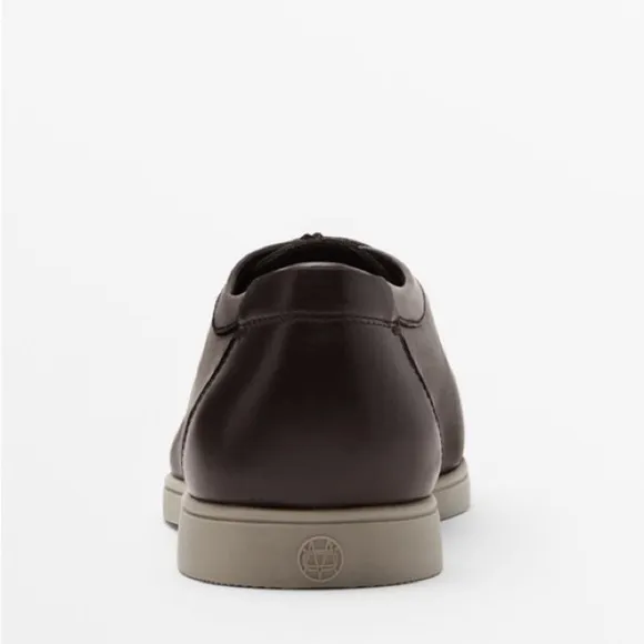 Massimo Dutti Man Brown Leather Shoes. Size 12.