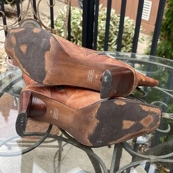Matisse Tan Leather Boots Size 9M