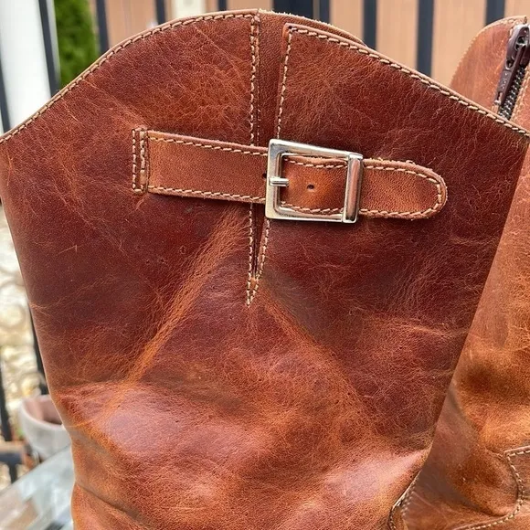Matisse Tan Leather Boots Size 9M