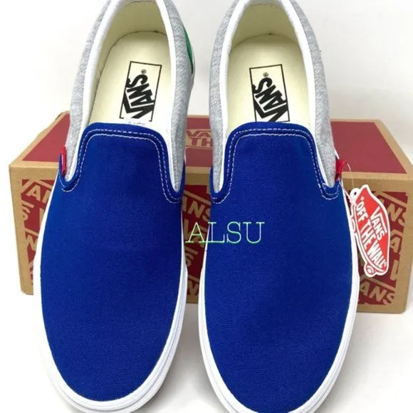 💖MEGA SALE💖VANS Slip-On Low Top Coastal Grey Skate Shoes Women’s VN0A4U38WVK