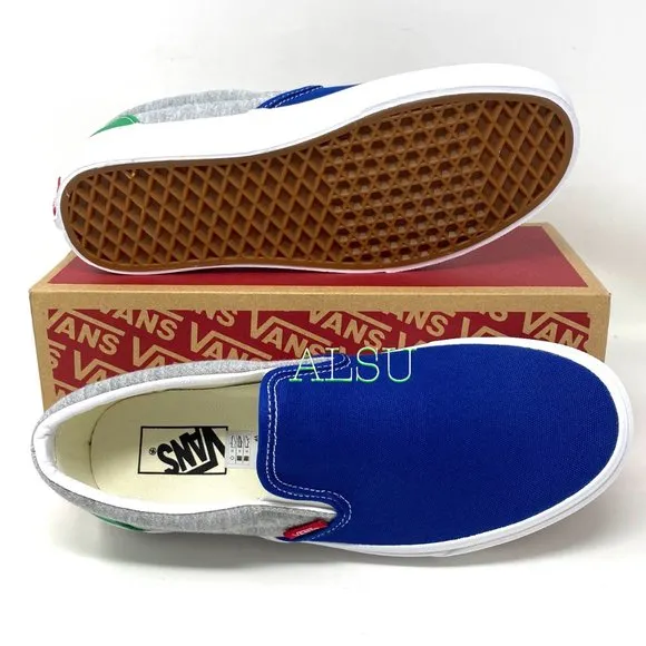 💖MEGA SALE💖VANS Slip-On Low Top Coastal Grey Skate Shoes Women’s VN0A4U38WVK