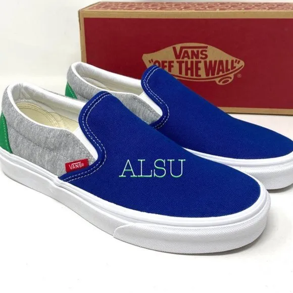 💖MEGA SALE💖VANS Slip-On Low Top Coastal Grey Skate Shoes Women’s VN0A4U38WVK