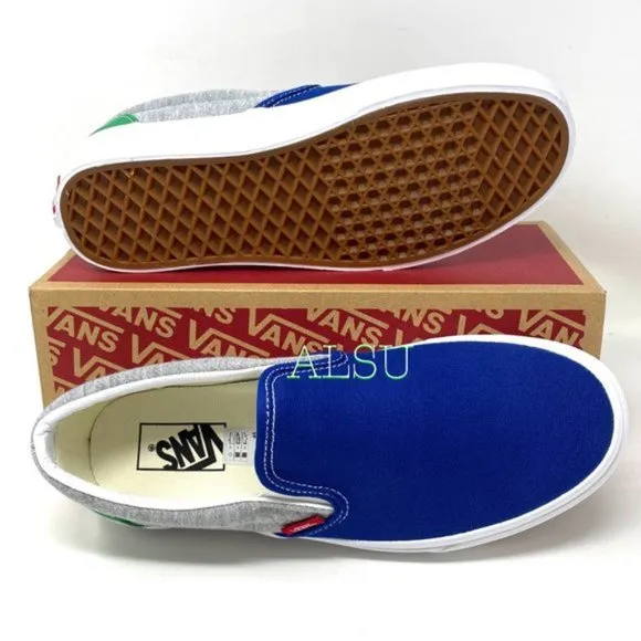 💖MEGA SALE💖VANS Slip-On Low Top Coastal Grey Skate Shoes Women’s VN0A4U38WVK