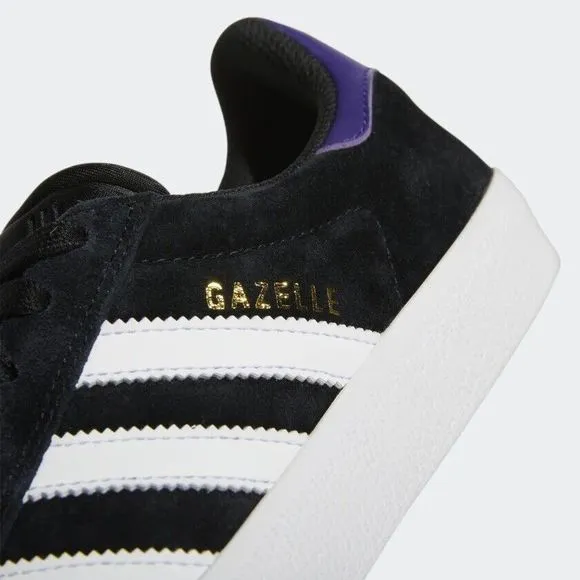 MEN'S Adidas Originals Gazelle ADV Skateboarding Shoes Black White GY6922