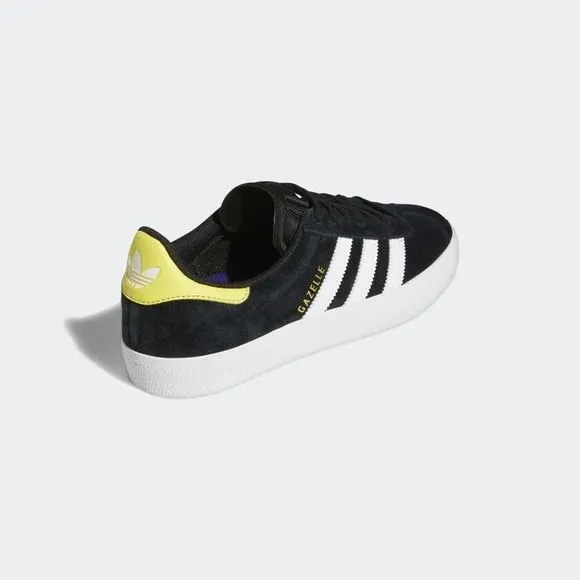 MEN'S Adidas Originals Gazelle ADV Skateboarding Shoes Black White GY6922