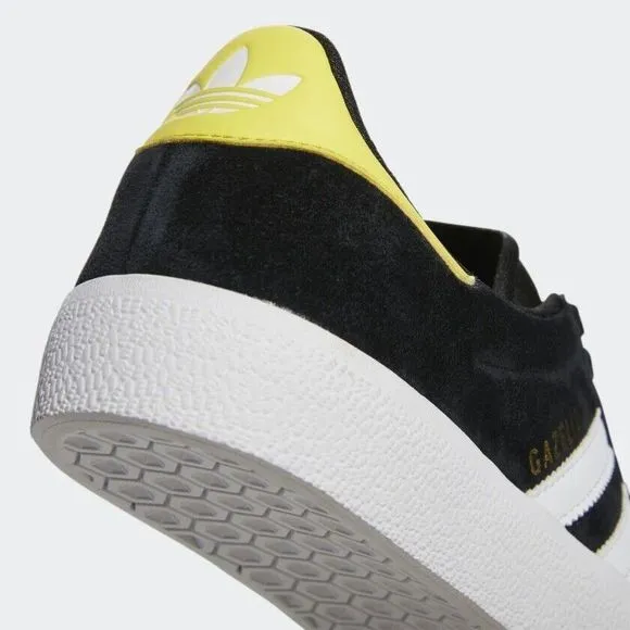 MEN'S Adidas Originals Gazelle ADV Skateboarding Shoes Black White GY6922