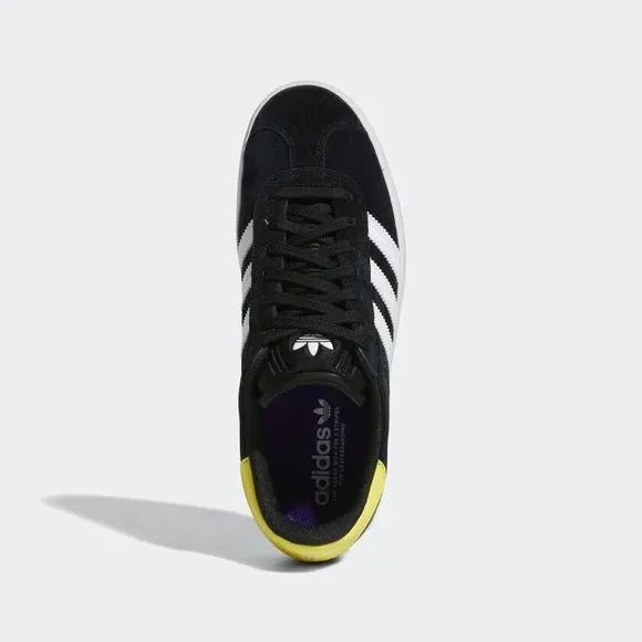 MEN'S Adidas Originals Gazelle ADV Skateboarding Shoes Black White GY6922