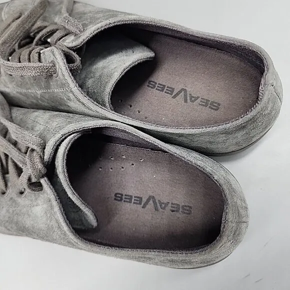 Mens Beavees Wilder Sneaker Suede Gray Size 10 Lace Up